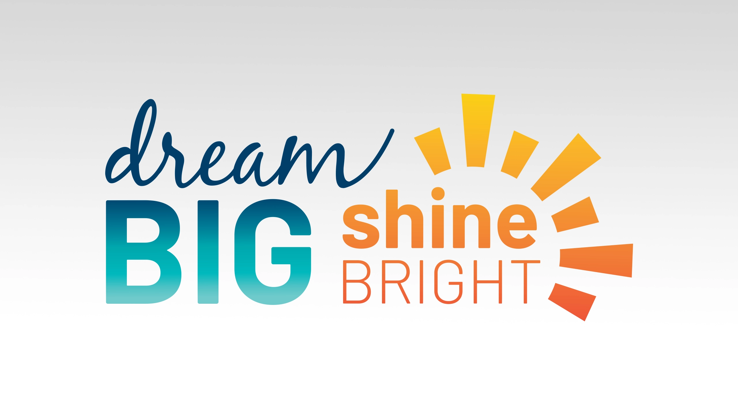 Dream Big Shine Bright Logo Design