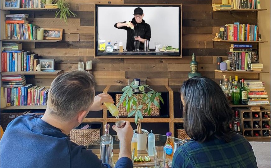 Virtual mixology class