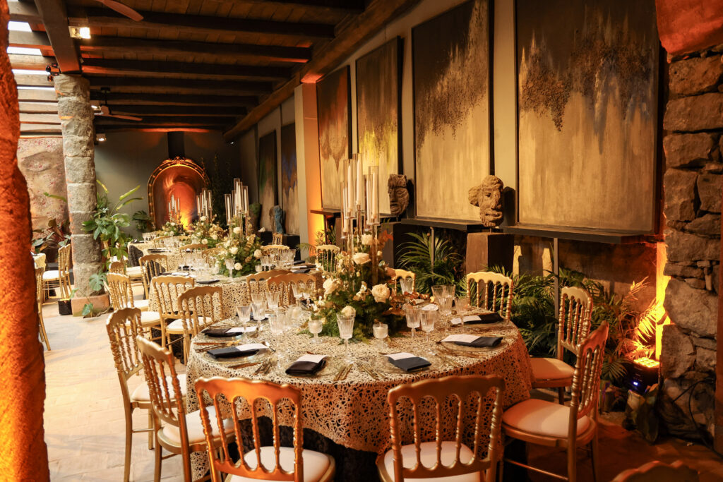 Event decor for the AF Group Sicily Incentive Trip Celebration Evening